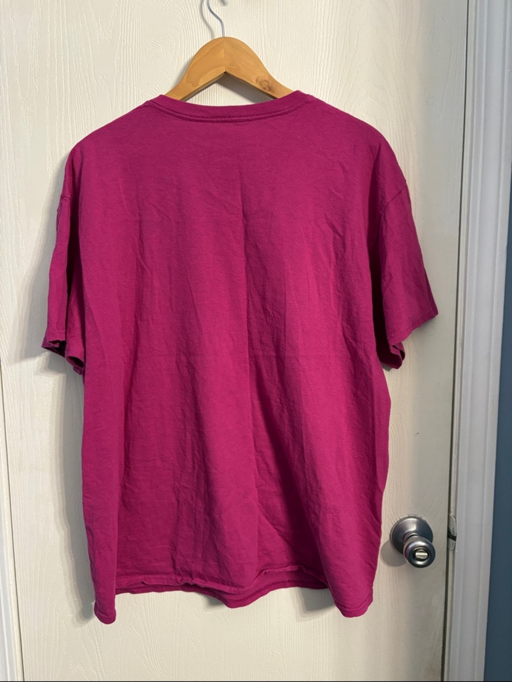 Hello Kitty Magenta Short Sleeve Tee with White Graphic - Picture 3 of 4